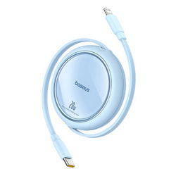 Kabel BASEUS Free2Pull USB-C-Lightning 1m 20W (niebieski)