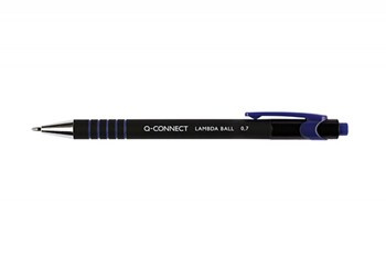 DŁUGOPIS AUTOMATYCZNY Q-CONNECT LAMBDA NIEBIESKI 0.7MM