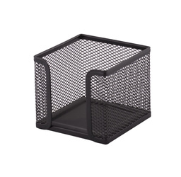 POJEMNIK NA KOSTKĘ BIUROWĄ 95X95X80 D.RECT CZARNY METALOWA SIATKA