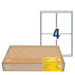 ETYKIETY WYSYŁKOWE 99.1X143.5MM DO ADRESOWANIA AVERY ZWECKFORM 8017-300 BIAŁE 300ARK*4SZT