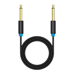 Kabel audio TS 6,35mm Vention BAABI 3m, czarny