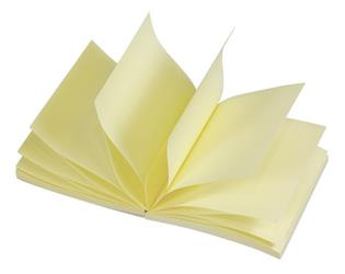 KARTECZKI SAMOPRZYLEPNE 76X76MM DONAU Z-NOTES JASNO ŻÓŁTE 100KART