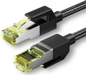 UGREEN NW150 KABEL SIECIOWY W OPLOCIE, ETHERNET RJ45, CAT.7, F/FTP, 1.5M (CZARNY)