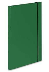 Teczka z gumką VAUPE CARIBIC 342/06 zielona PP 2mm 20mm
