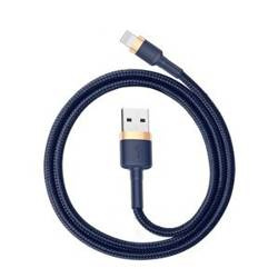 Kabel USB Lightning Baseus Cafule 2.4A 1m (złoto-granatowy)
