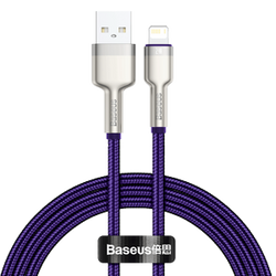 Kabel BASEUS Cafule USB-A-Lightning 1m (fioletowy)