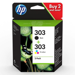 HP ORYGINALNY ZESTAW TUSZY 3YM92AE, HP 303, CMYK, 165CMY-200KS, HP HP ENVY PHOTO 6200 ALL-IN-ONE PRINTER SERIES