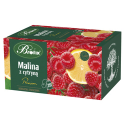 HERBATA MALINA Z CYTRYNĄ BIFIX PREMIUM 20 TOREBEK