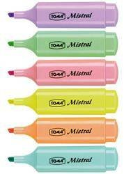 ZAKREŚLACZ TOMA MISTRAL TO-334 9 6 MIX*6 PASTEL 1-5MM 6SZT.