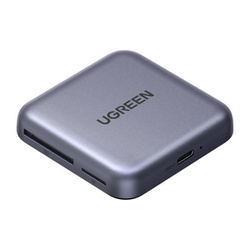 Czytnik kart UGREEN CM898 USB-C SD/microSD (czarny)