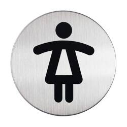PIKTOGRAM WC DLA PAŃ 83 MM DURABLE PICTO 490423