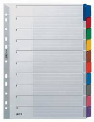 Przekładki A4 LEITZ 43210000 10 kolorów kartonowe 160g/m2