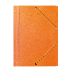 TECZKA Z GUMKĄ A4 BANTEX 400087826 POMARAŃCZOWA PRESZPANOWA