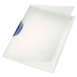 Skoroszyt plastikowy z klipem A4 LEITZ 41740089 szary