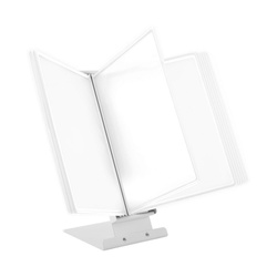 SYSTEM PREZENTACYJNY NA BIURKO Z 10 PANELAMI A4 LEVIATAN BIAŁY