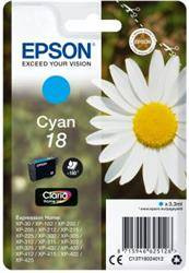 TUSZ ORYGINALNY EPSON T1802 C13T18024012 CYAN 3,3 ML
