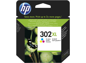 TUSZ ORYGINALNY HP302XL F6U67AE CMY 330 STRON
