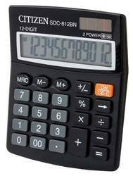 Kalkulator 124x102x25mm CITIZEN Business Pro Line SDC812NR czarny solarne+bateria GP189
