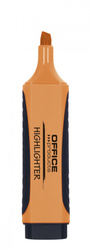 ZAKREŚLACZ OFFICE PRODUCTS Z GUMOWYM UCHWYTEM POMARAŃCZOWY 2-5MM