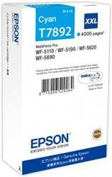 TUSZ ORYGINALNY EPSON T7892/XXL C13T789240 CYAN 4000 STRON