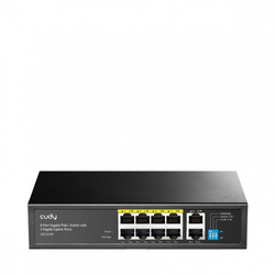 CUDY PRZEŁĄCZNIK GS1010P 8-PORT GIGABIT POE+ SWITCH, 2 GIGABIT UPLINK   PORTS 120W