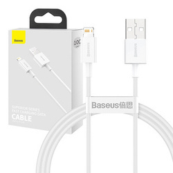 Kabel BASEUS Superior USB-A-Lightning 1m (biały)