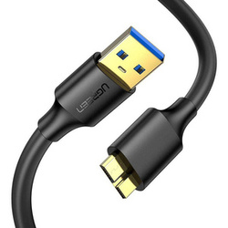 Kabel USB 3.0 - micro USB 3.0 UGREEN  US130 0.5m (czarny)
