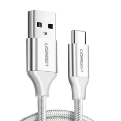 Kabel UGREEN US288 USB-A-USB-C 1m (biały)