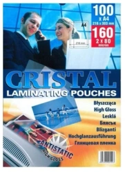 FOLIA DO LAMINOWANIA A4 ARGO 320480 BŁYSZCZĄCA 80MIC 100ARK