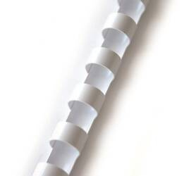 GRZBIET PLASTIKOWY 10MM ARGO 405101 BIAŁY 100SZT