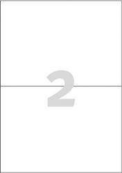 ETYKIETY SAMOPRZYLEPNE 210X148MM UNIWERSALNE AVERY ZWECKFORM TRWAŁE 3655 BIAŁE 100ARK*2SZT