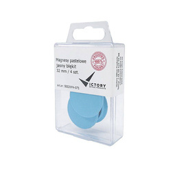 MAGNESY 32MM VICTORY OFFICE PRODUCTS 5032KM4-071 PASTELOWE JASNONIEBIESKIE 4SZT