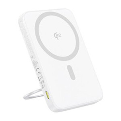 MAGNETYCZNY POWERBANK BASEUS ZE STOJAKIEM PICOGO QI2 5000MAH 20W BIAŁY