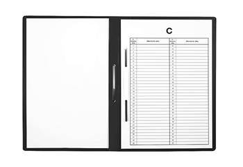 Skoroszyt plastikowy z perforacją A4 BIUR-FOL ST-23-05 czarny PVC 10szt