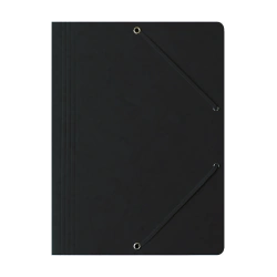 TECZKA Z GUMKĄ A4 BANTEX 400087824 CZARNA PRESZPANOWA