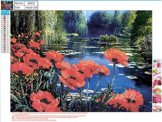 MOZAIKA DIAMENTOWA 5D PEJZAŻ 30X40CM CENTRUM 89633