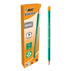 OŁÓWEK Z GUMKĄ BEZDRZEWNY BIC EVOLUTION 8803323 HB