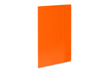 TECZKA Z GUMKĄ A4 VAUPE ECO 319/16 POMARAŃCZOWA TEKTURA 380G/M2 20MM