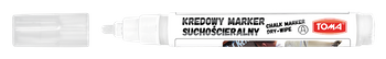 Marker suchościeralny TOMA 296 TO-296 biały 4.5mm