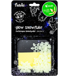 OZDOBY FLUORESCENCYJNE FIORELLO GR-GW12 ŚNIEŻYNKI 170-2808 40SZT