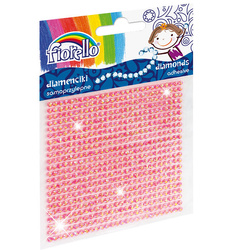 DIAMENCIKI SAMOPRZYLEPNE FIORELLO GR-DS04 170-2400 RÓŻOWE