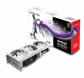 SAPPHIRE TECHNOLOGY KARTA GRAFICZNA RADEON RX 9070 PURE 16GB OC GDDR6 256BIT 2DP/2HDMI