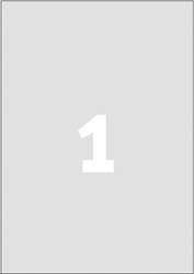 Etykiety samoprzylepne 210x297mm znamionowe poliestrowe AVERY ZWECKFORM L6013-20 srebrne 20ark*1szt