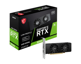 MSI KARTA GRAFICZNA GEFORCE RTX 3050 LP 6G OC 6GB GDDR6 96BIT DP/2HDMI