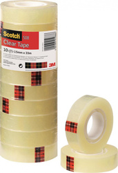 TAŚMA BIUROWA 19MMX33M 3M SCOTCH® 508 BEZBARWNA 10SZT