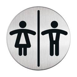 PIKTOGRAM WC DLA PAN I PANÓW 83 MM DURABLE PICTO 492023