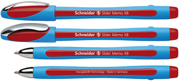 DŁUGOPIS SCHNEIDER SLIDER MEMO CZERWONY XB