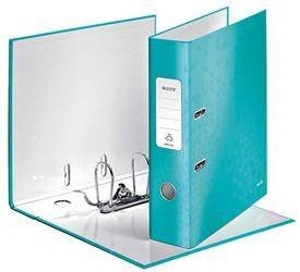Segregator A4 laminowany LEITZ WOW 80mm 10050051 turkusowy