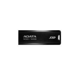 ADATA DYSK SSD ZEWNĘTRZNY SC610 500G USB3.2A GEN2 CZARNY