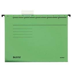 Teczka z perforacją zawieszkowa A4 LEITZ ALPHA 19850155 zielona karton 230g